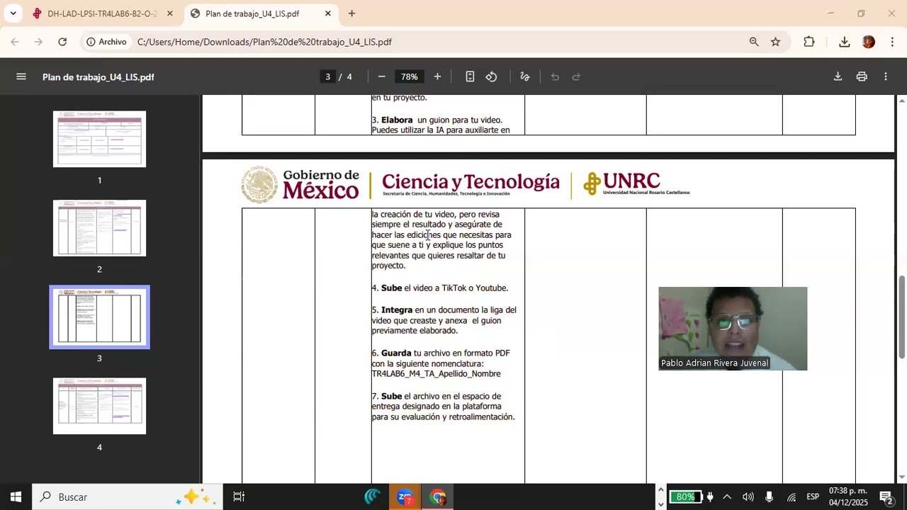 Laboratorio de Innovación social unidad 4 parte uno grupo 401