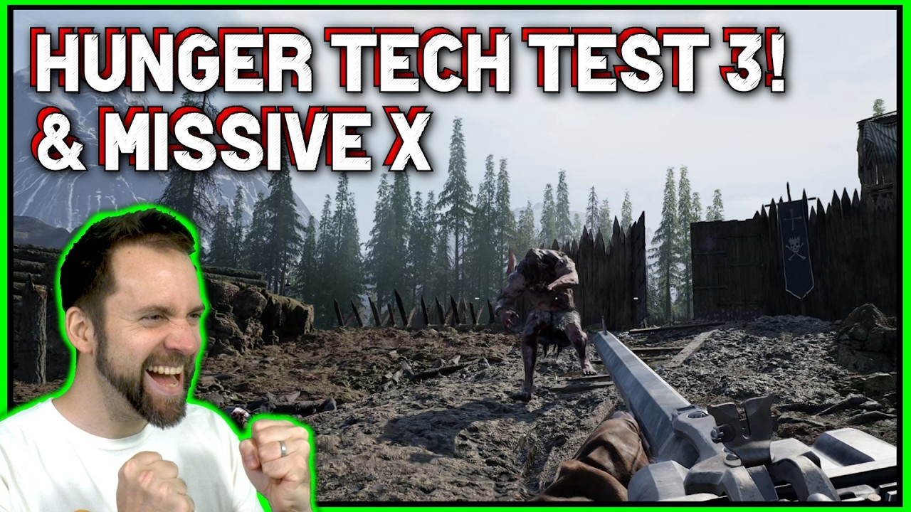 HUNGER DEV UPDATE - TECH TEST ANNOUNCEMENT - Missive X & Sombre Forest Gameplay - HUNGER PODCAST
