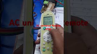 AC universal Remote setup, universal Remote ko AC ke sath connect kare, #universalremote #ittc