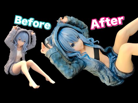 #ホロライブ Cカップな星街すいせいフィギュアをAカップに改造してみた