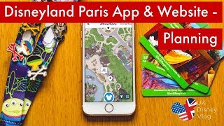 Planning for a trip to disneyland paris - app & website