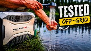 FOGATTI InstaShower Go Pro portable water heater Off Grid Test