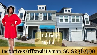 Visite esta deslumbrante casa geminada em Aspen Ridge Lyman SC
