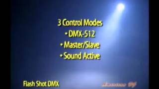 AMERICAN DJ / LEDストロボ FLASH SHOT DMX - YouTube