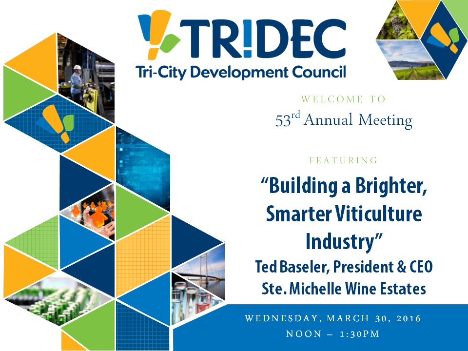 TRIDEC's  53rd Annual Meeting - March 30th, 2016