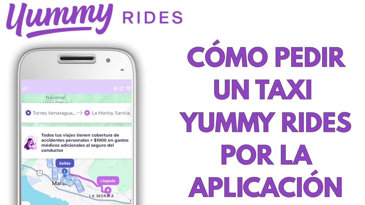 Cómo Pedir un TAXI YUMMY RIDES por la Aplicación Paso A Paso. CARALBERZ ...
