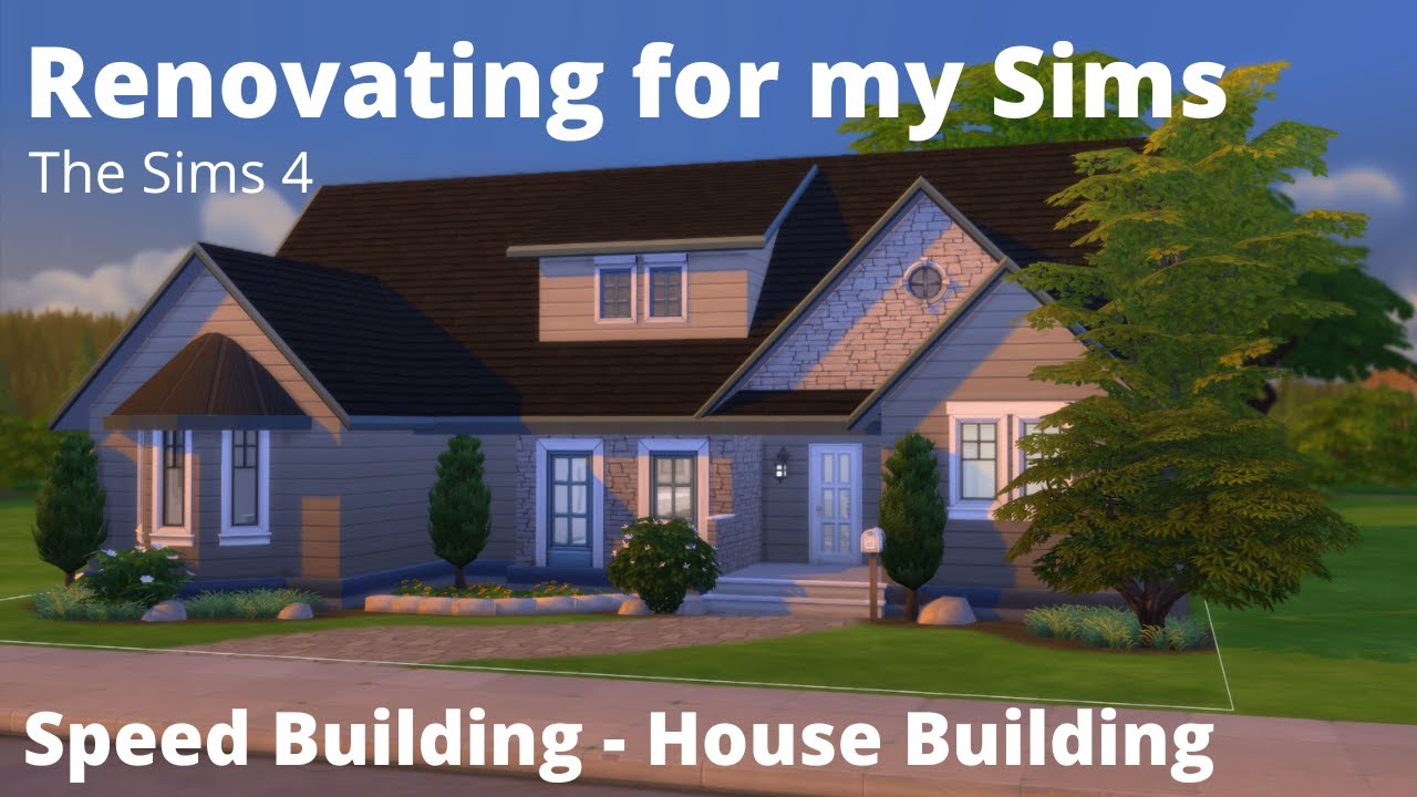 Sims 4 House Building for my Sims - YouTube