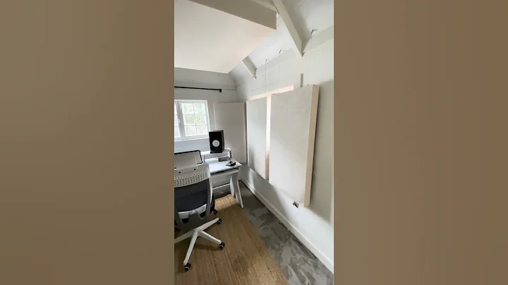 Recording Studio Complete With Our 4’ x 5’ Cloud & 2’ x 4’ Corner Bass Traps!