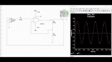 Multisim tutorial 8: Simulation of Non-inverting amplifier using multisim 741 op amp