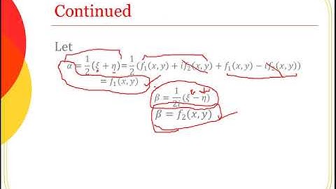 Partial Differential Equation Lecture 18