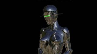 Female robot voice sound effect