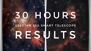 I shot 30 HOURS with a SMART TELESCOPE? RESULTS?! (ZWO Seestar)