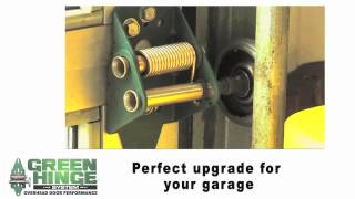Sealing Overhead Garage Doors - Green Hinge System