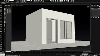 3ds max basic door window modeling tutorial for beginners