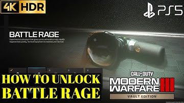 How to Get Battle Rage MW3 Battle Rage Unlock | How to Unlock Battle Rage MW3  | COD MW3 Battle Rage