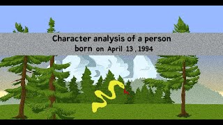 Personality analysis born 13 April, 1994 #Personality