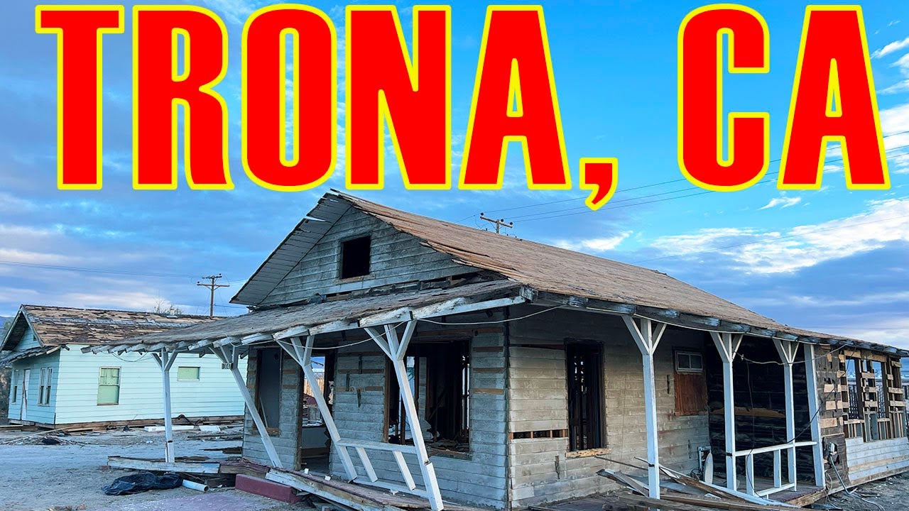 Trona, California Abandoned Desert Town Documentary with Train "Balloon