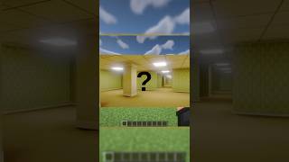 Minecraft Liminal Spaces 1 #minecraft #backrooms #liminalspace #shorts