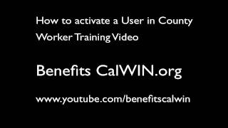 County Worker - Activate a User