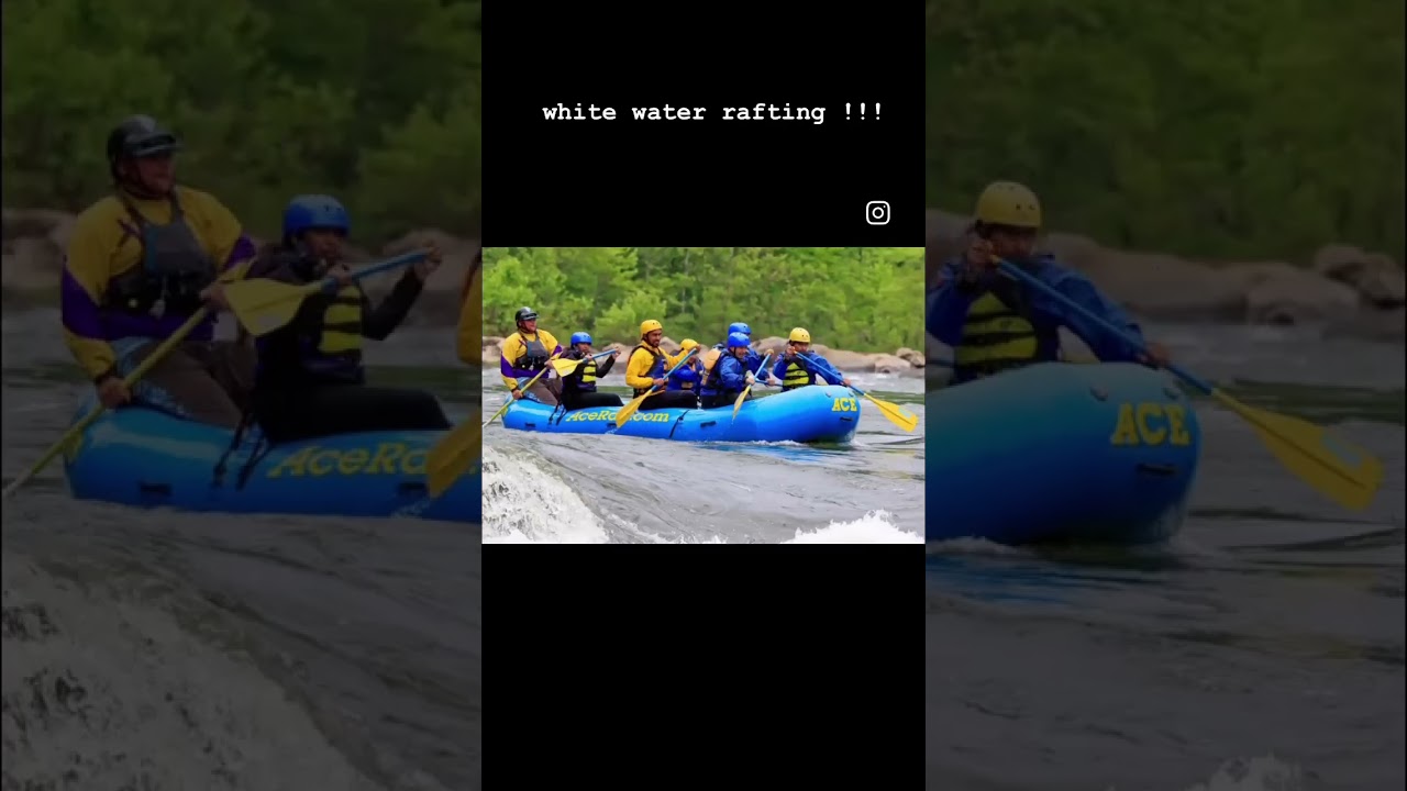 white water rafting in New George river | rapids class III IV and IV