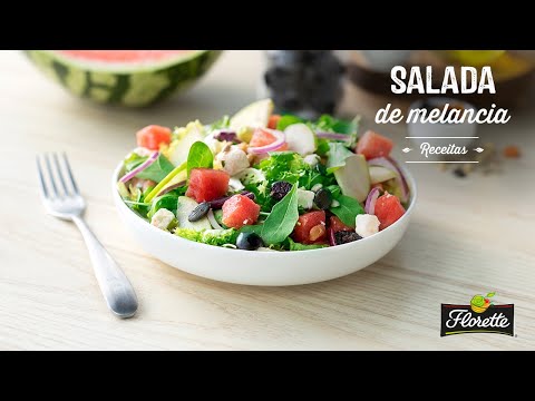 Salada de Melancia - Receita Florette