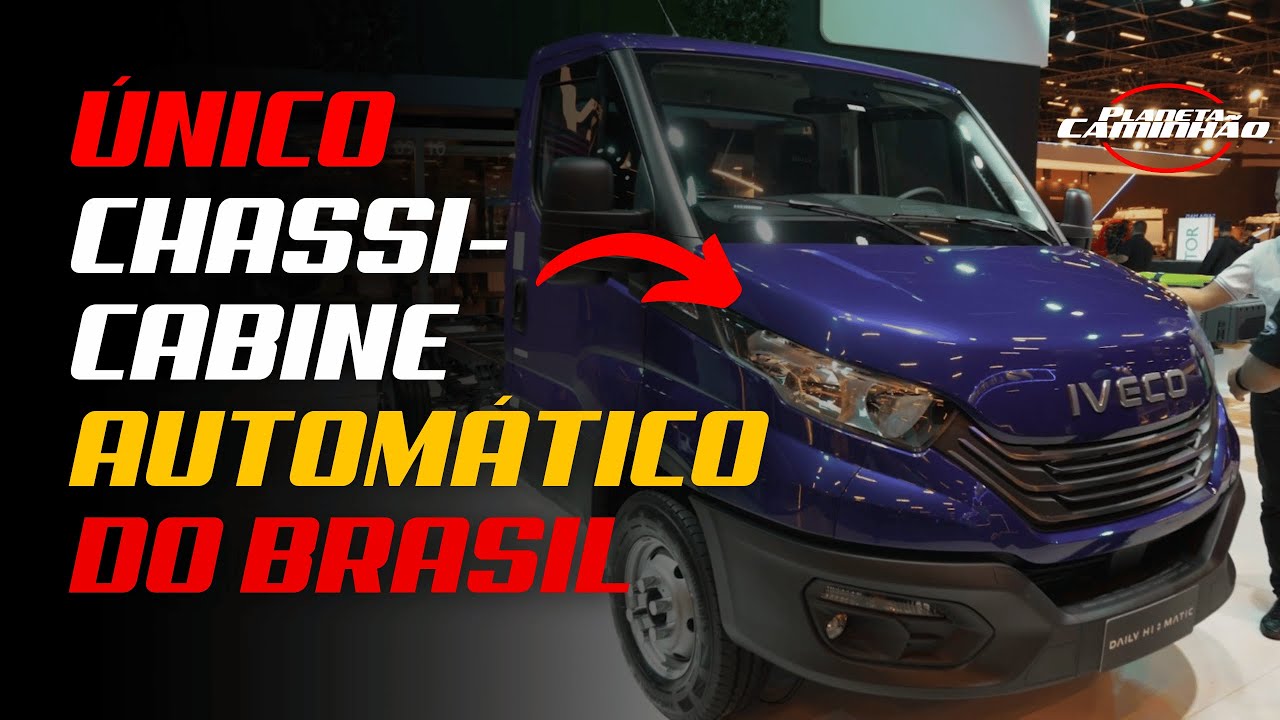 A VERSÃO MAIS TOP DA LÍDER DE MERCADO DA IVECO: DAILY 35-180 VERSÃO HI-MATIC