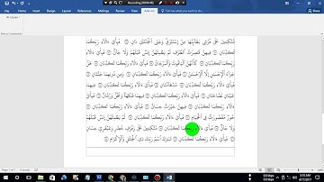 ADD ON Quran in Microsoft Word 2007/2010/2013/2016