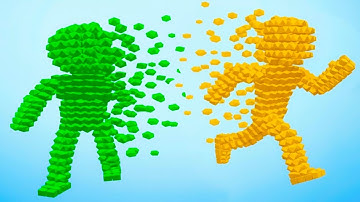 Stickman Pixel Rush - Gameplay Walkthrough - All Levels (IOS, Android)