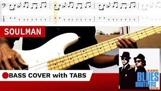 Soulman - The Blues Brothers (BASS COVER + TABS)