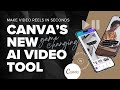 Effortlessly create shortforms with canvas new ai tool