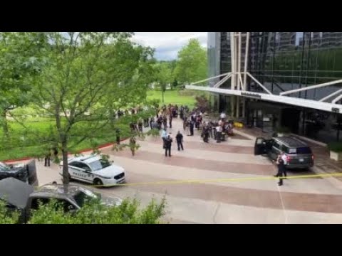 Raw video from the scene at the Natalie Building on the St. Francis Hospital campus in the aftermath