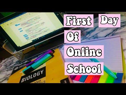 First Day Of Online School || Leaving Cert Student ||