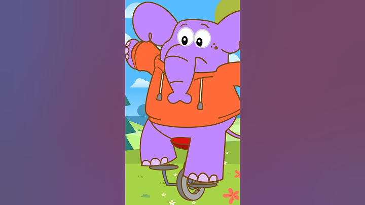 Elephant Song #nurseryrhymes #kidssong #shorts #hooplakidzitaliano
