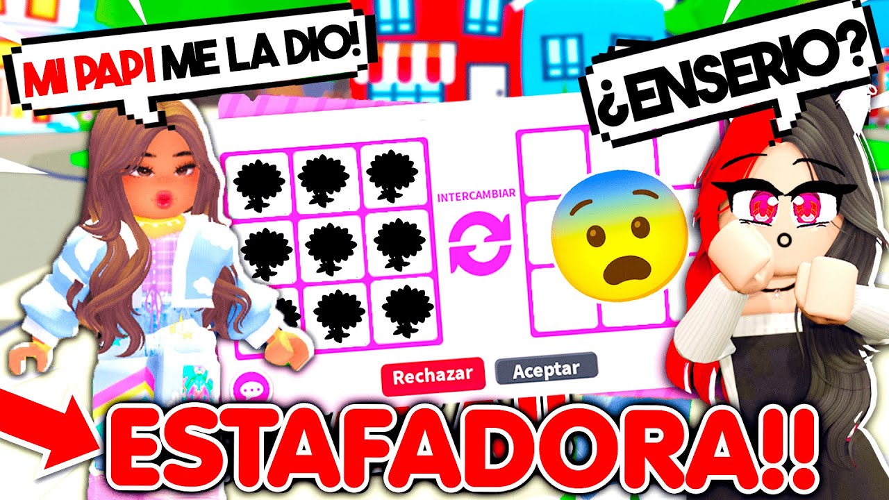 ESTAFANDO a LA MAYOR ESTAFADORA de MASCOTAS de JARDÍN en ADOPT ME! (Roblox) 😐