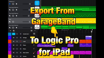 Export GarageBand Songs Into Logic Pro For iPad & Lots Of Tips & Tricks - Tutorial