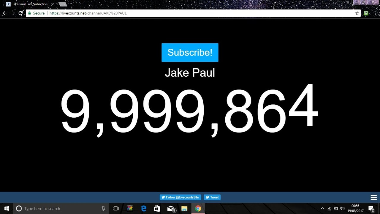 Jake Paul HITTING 10 MILLION SUBSCRIBERS