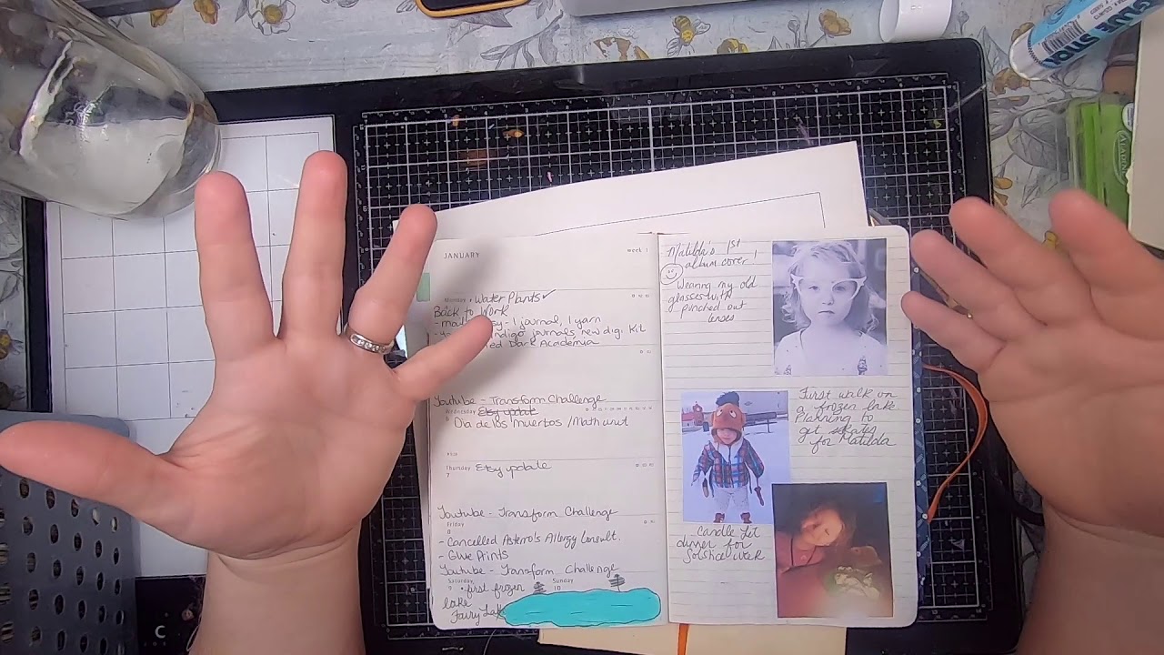 Mass Making - Ephemera Collage on Book Pages from Scraps