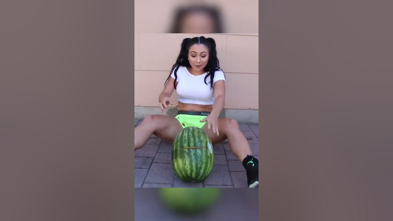 Crushing a Watermelon with my thighs 😅 #shorts - YouTube