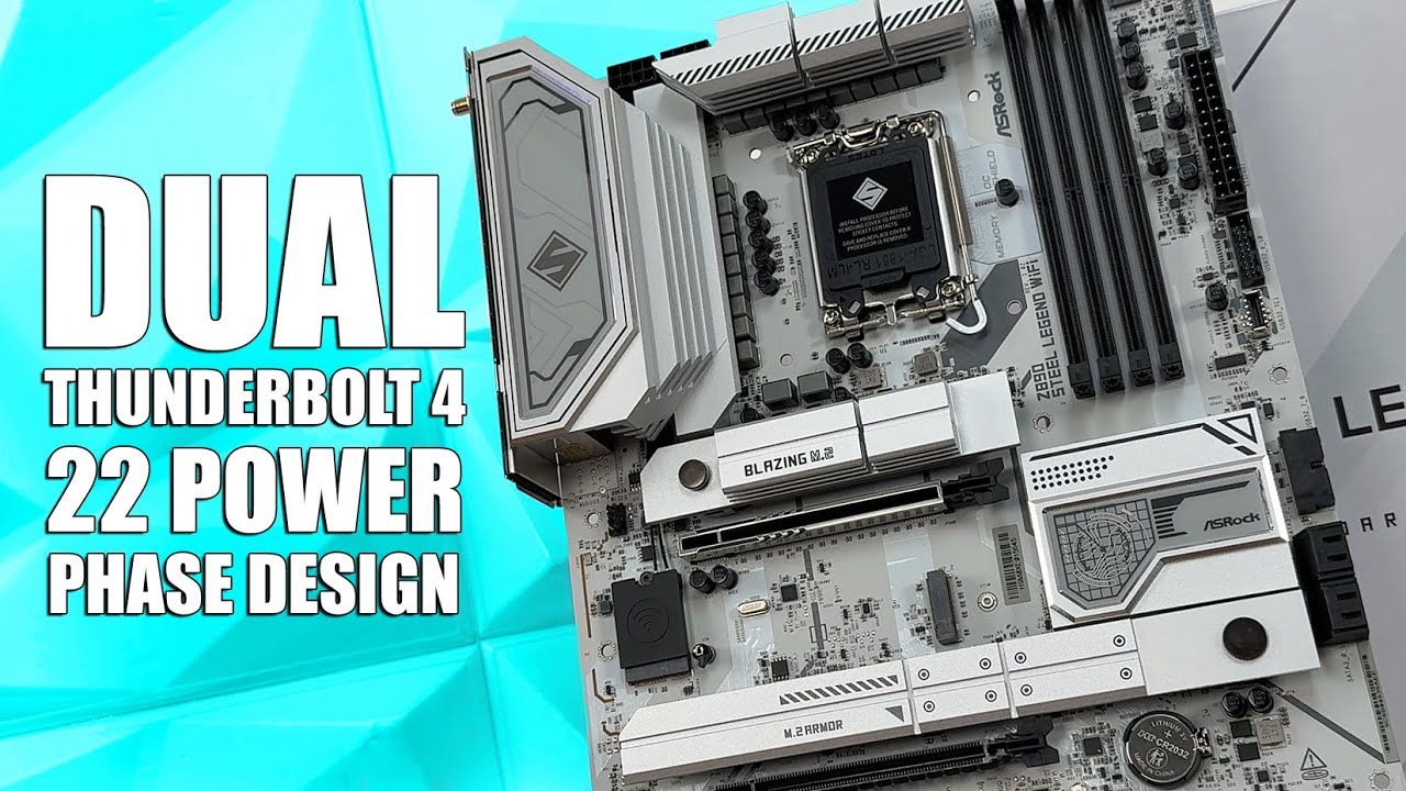 ASRock Z890 STEEL LEGEND WIFI - Review - YouTube