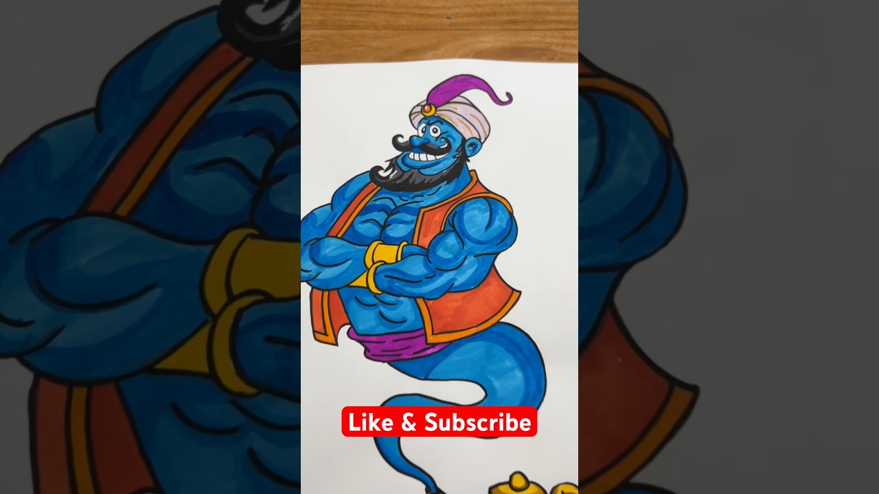 Aladdin Character drawing 🤩😮 