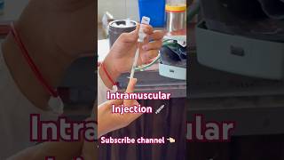 How to give intramuscular injection 💉!!injection video !!#baby #viral #trending #health #shorts