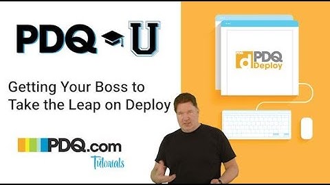 Getting Your Boss to Take the Leap on PDQ Deploy