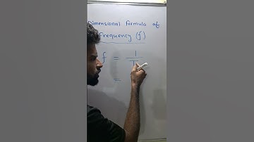 Dimensional formula of frequency (f)#shortsfeed #viralvideo #ytshorts #physics