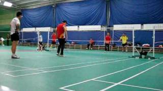 Badminton exercise match(20090121-001)