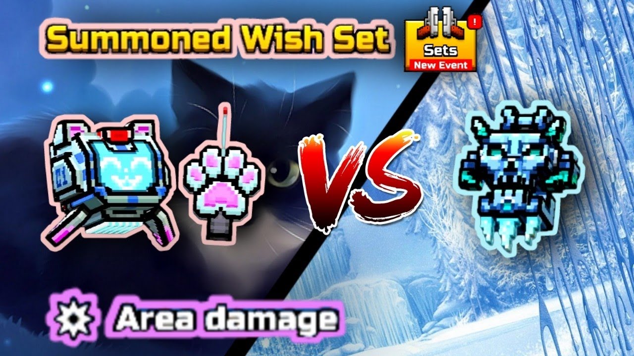 3 Cat Spam Event Set, Cyber Cat lantern VS Necklace of the Ice King - Pixel Gun 3D