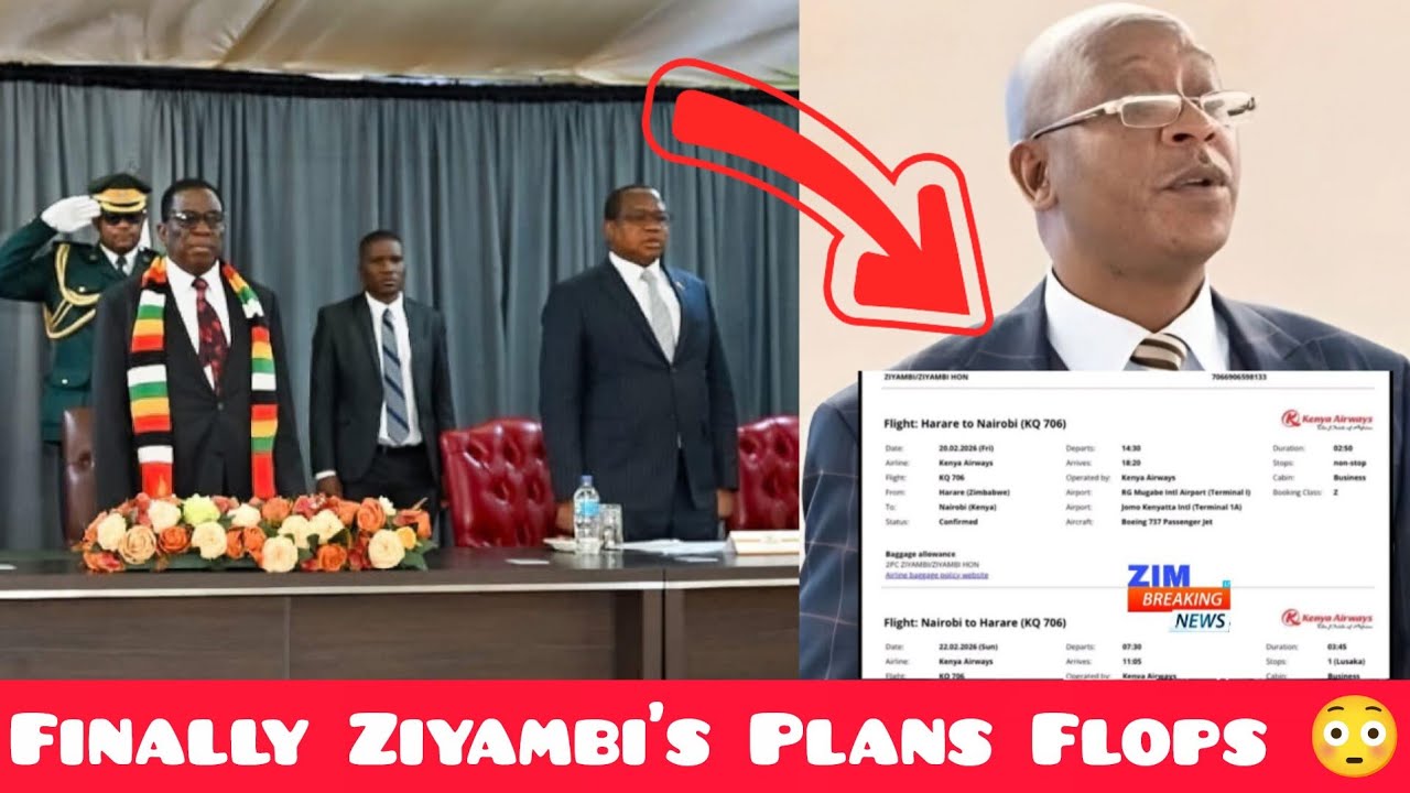 Ziyambi's Secret Kenya Talks With Jonathan Moyo Exposed 😳
