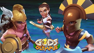 Perseus, Theseus, Atalanta, NEW HEROES, September 2021 Update Gods Of Olympus screenshot 3