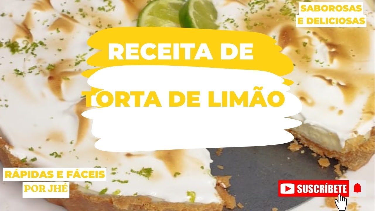 🍋 TORTA DE LIMÃO – PERFEITA PRO CALOR E FIM DE ANO 🍋