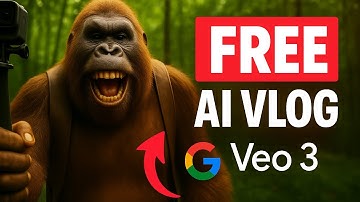 How to Make Bigfoot AI VLOG Videos with Google Veo 3 | Viral AI Vlog Tutorial
