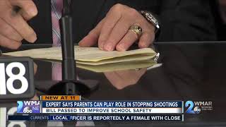 Expert says parents can help prevent school shootings